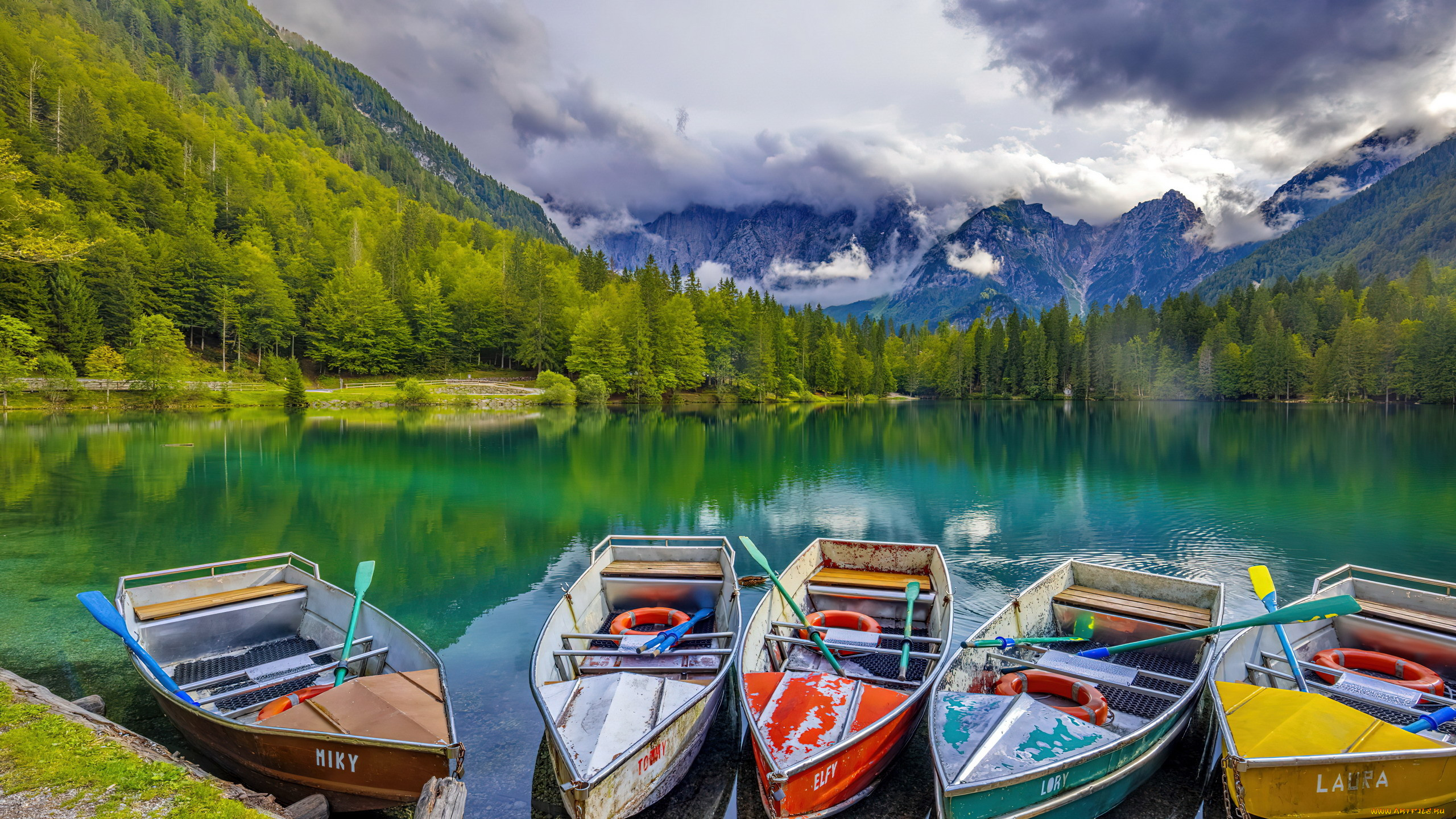 lake fusine, italian alps, , ,  , lake, fusine, italian, alps